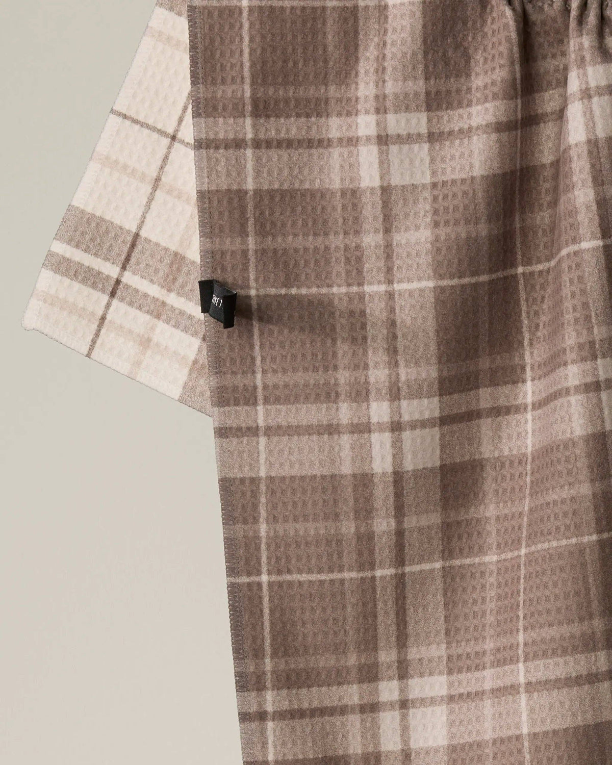 Oat Plaid Luxe Kitchen Towel, Feathered Farmhouse