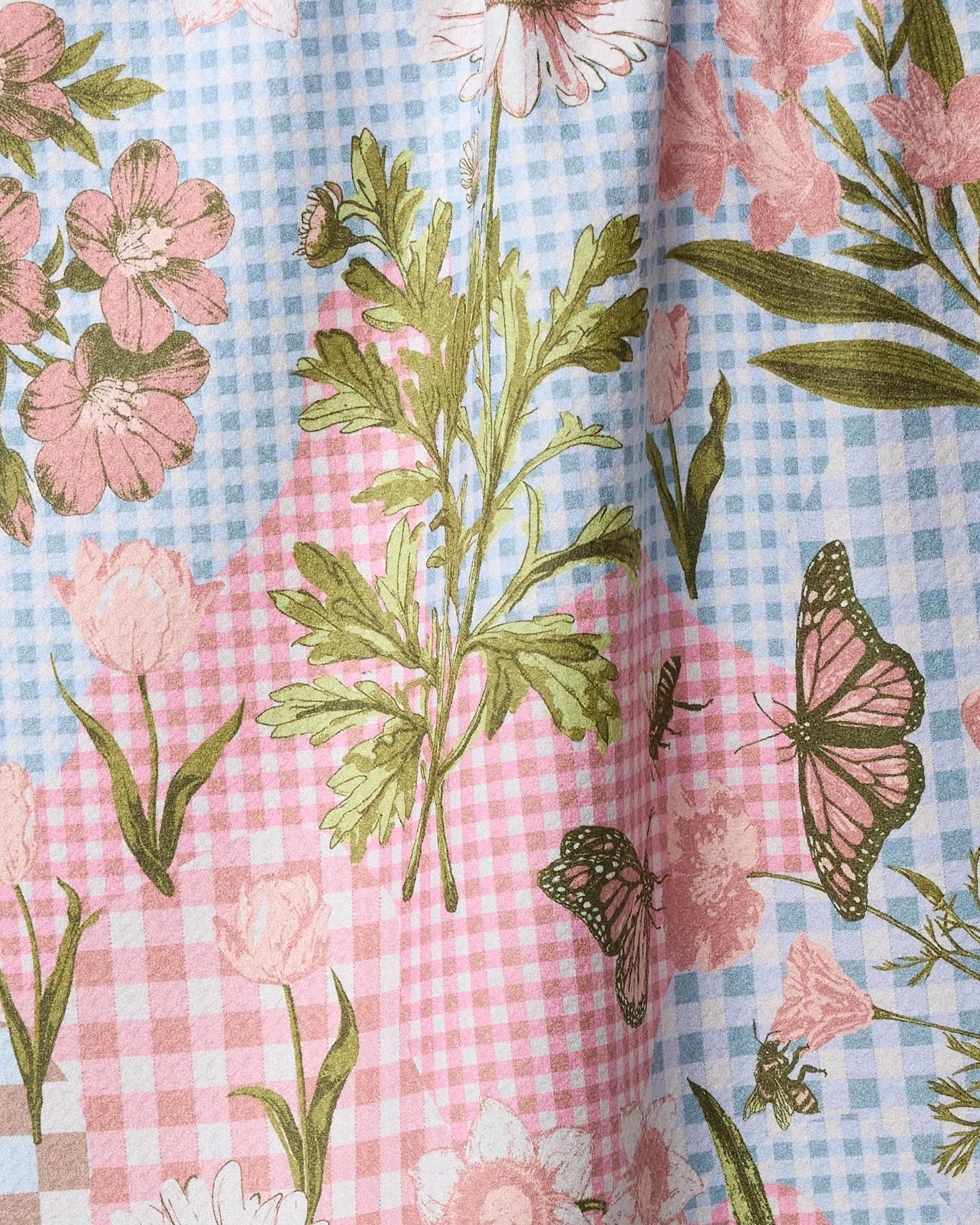 Floral Collage Tea Towel, Feathered Farmhouse