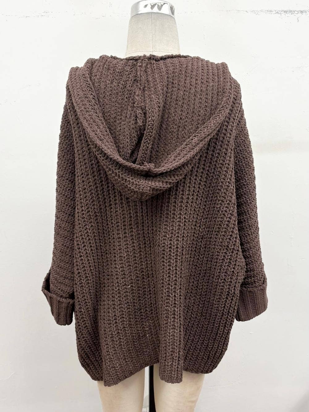 Chunky Knit Hooded Cardigan, Feathered Farmhouse