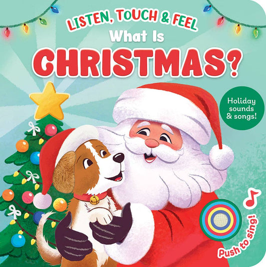 Listen, Touch & Feel What is Christmas? Sound Book, Feathered Farmhouse