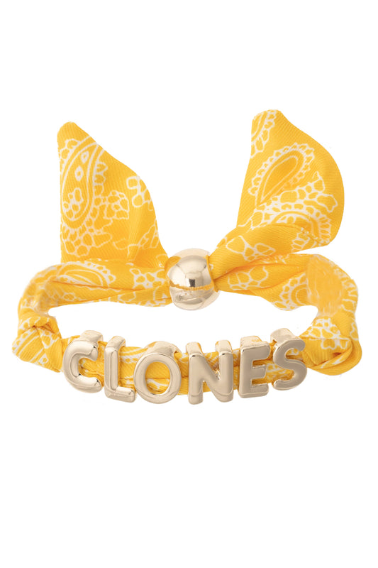 Iowa State Cyclones Bandana Slider Bracelet, Feathered Farmhouse