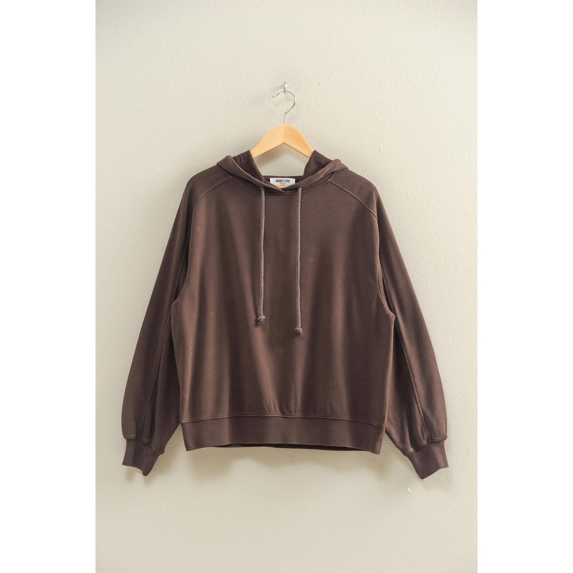 Mineral Washed Seam Detail Hoodie, Feathered Farmhouse