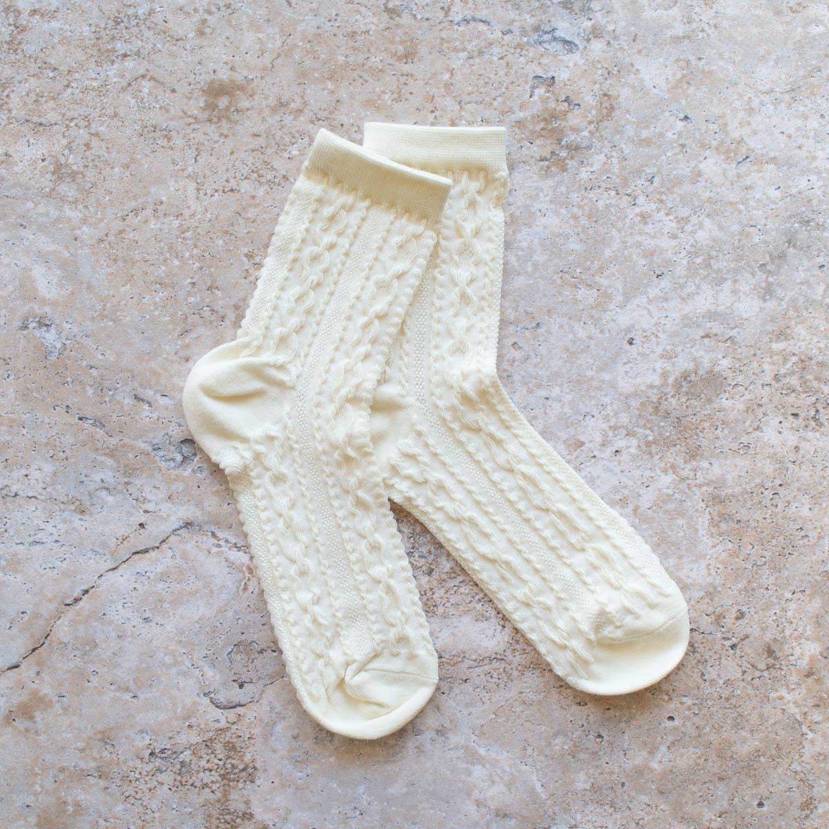 Noble Twist Socks, Feathered Farmhouse