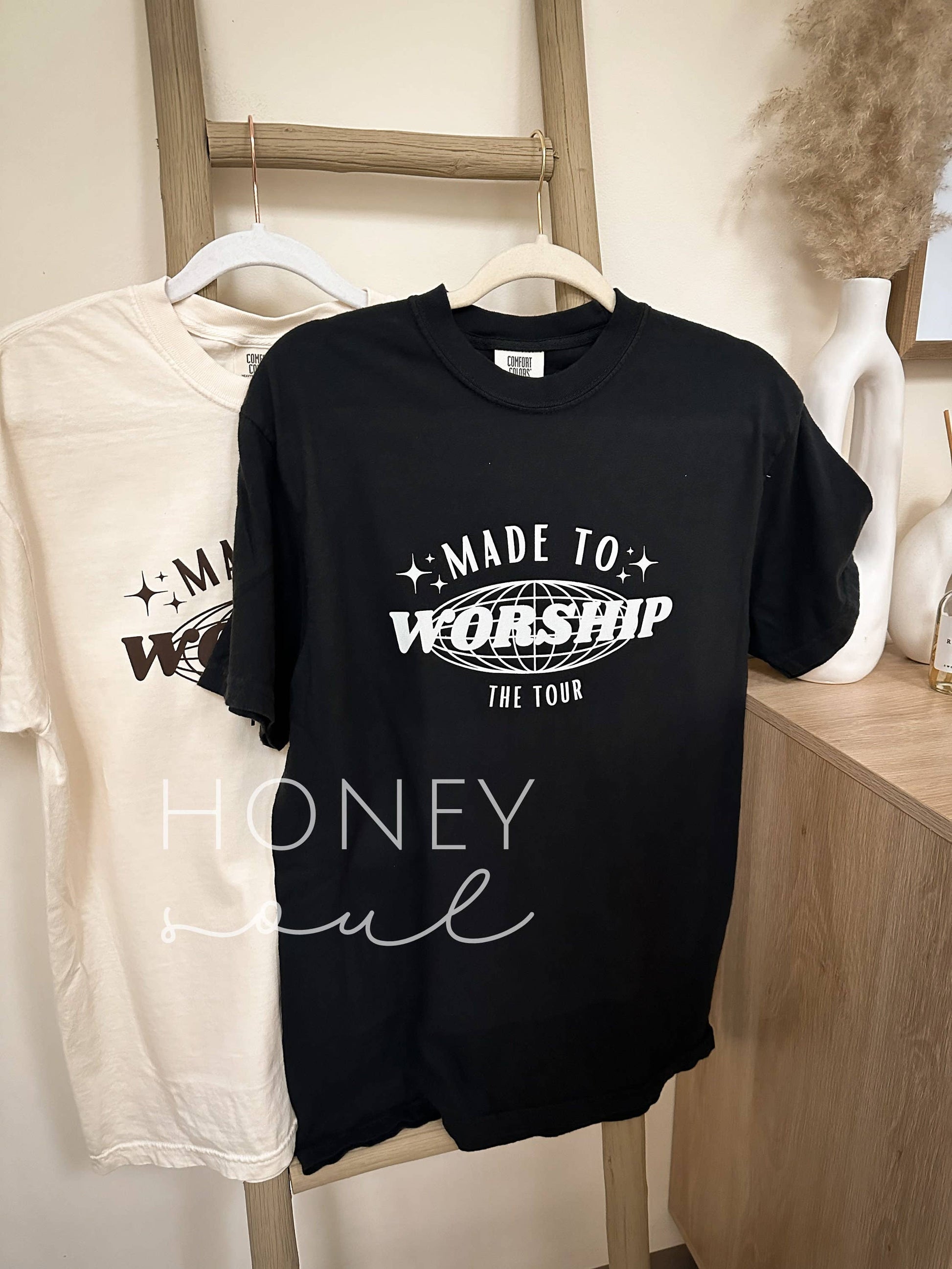 Made To Worship Tour Graphic Tee, The Feathered Farmhouse