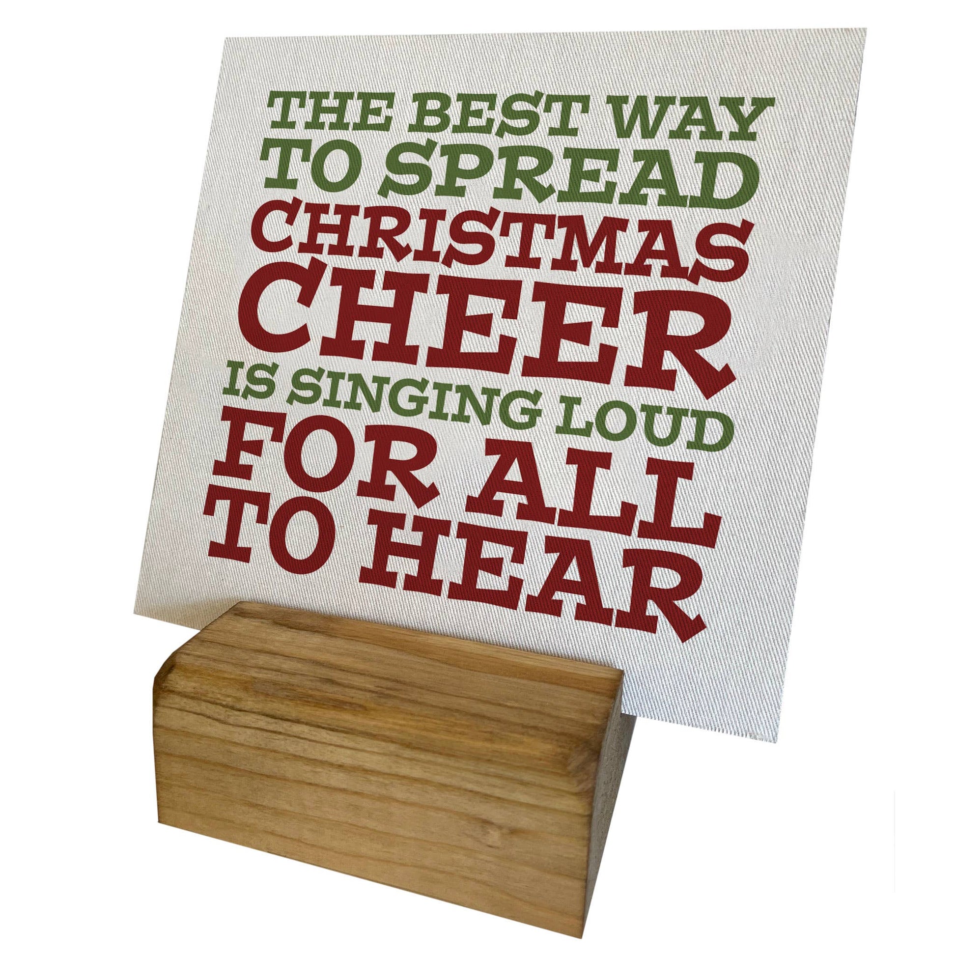 Spread Christmas Cheer Mini Canvas, Feathered Farmhouse