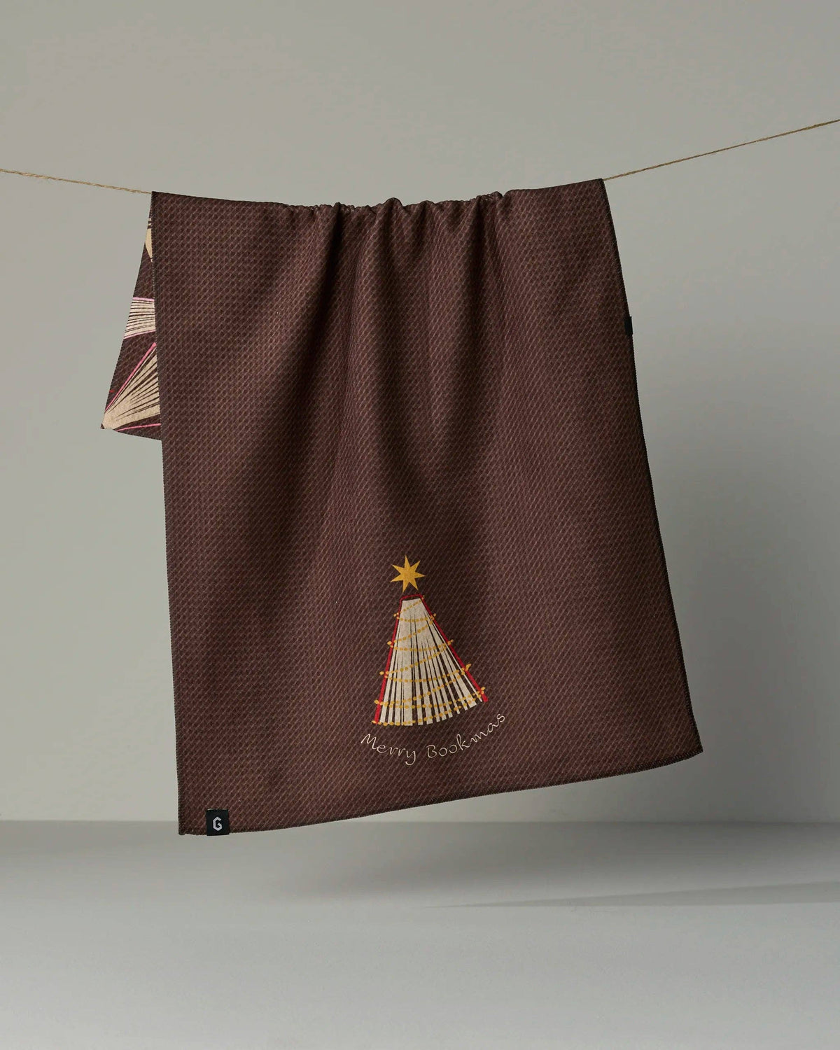 Bookmas Luxe Kitchen Towel, Feathered Farmhouse