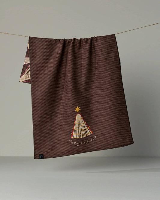 Bookmas Luxe Kitchen Towel, Feathered Farmhouse