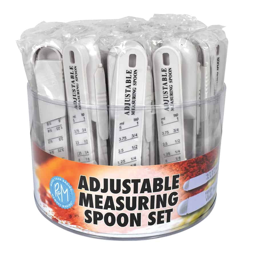Measuring Spoon Adjustable Set, Feathered Farmhouse