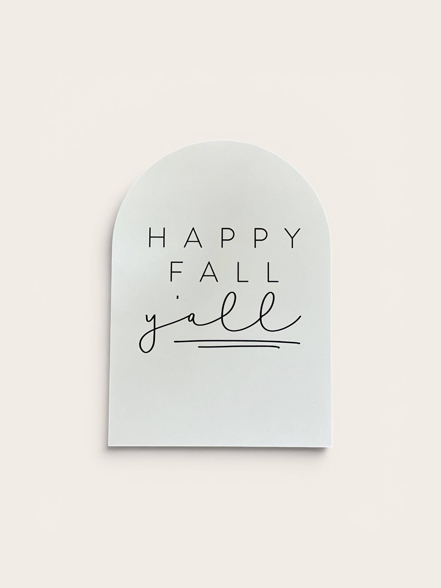 Happy Fall Y'all Arch, Feathered Farmhouse