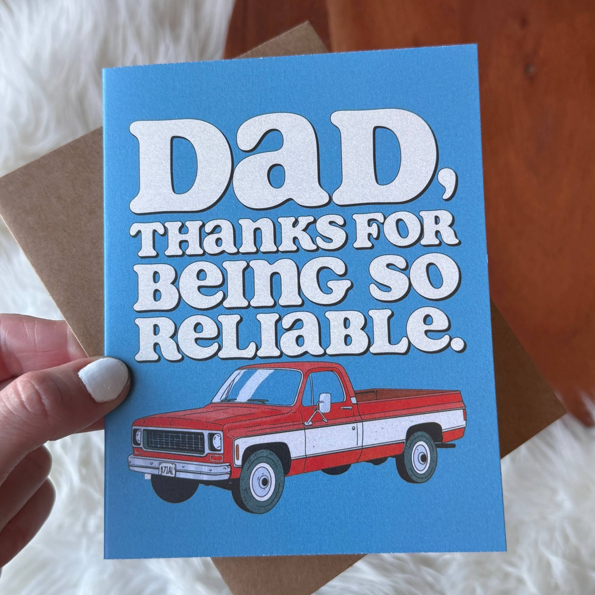 Truck Father's Day Card, Feathered Farmhouse