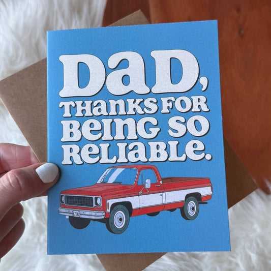 Truck Father's Day Card, Feathered Farmhouse