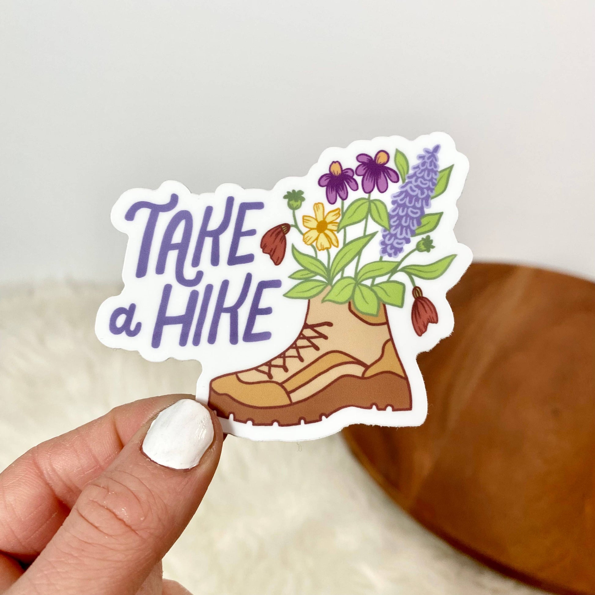 Take A Hike Nature Sticker, The Feathered Farmhouse