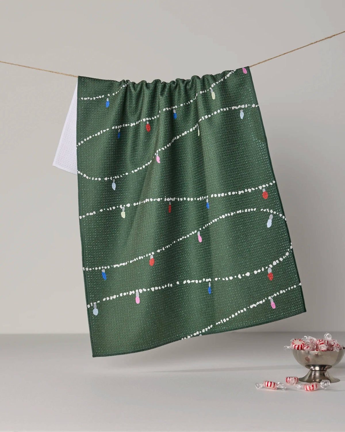 Garland Glow Tea Towel, Feathered Farmhouse