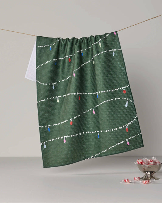 Garland Glow Tea Towel, Feathered Farmhouse