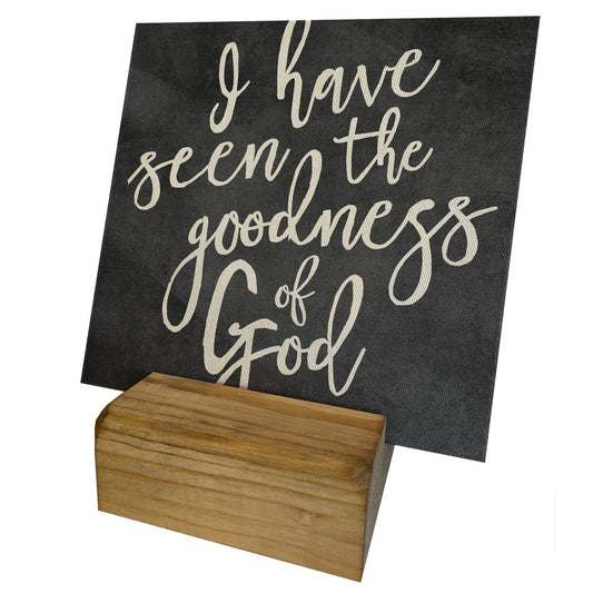 Goodness Of God Mini Canvas, Feathered Farmhouse