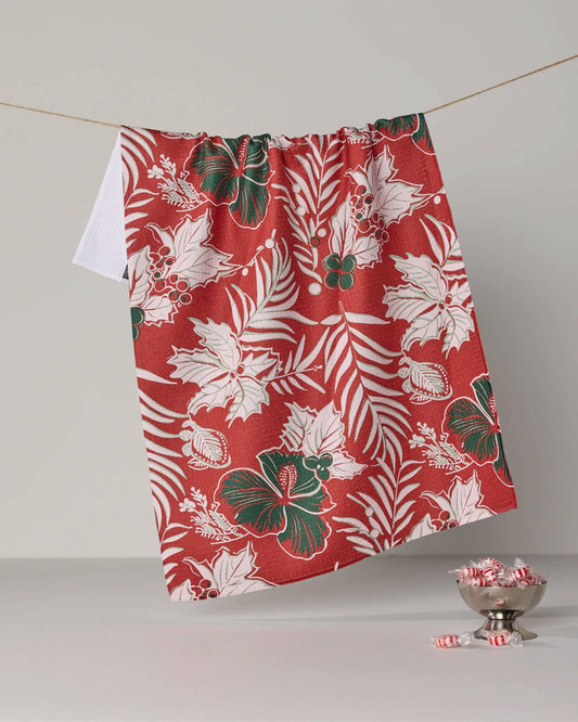 Aloha Winters Tea Towel, Feathered Farmhouse