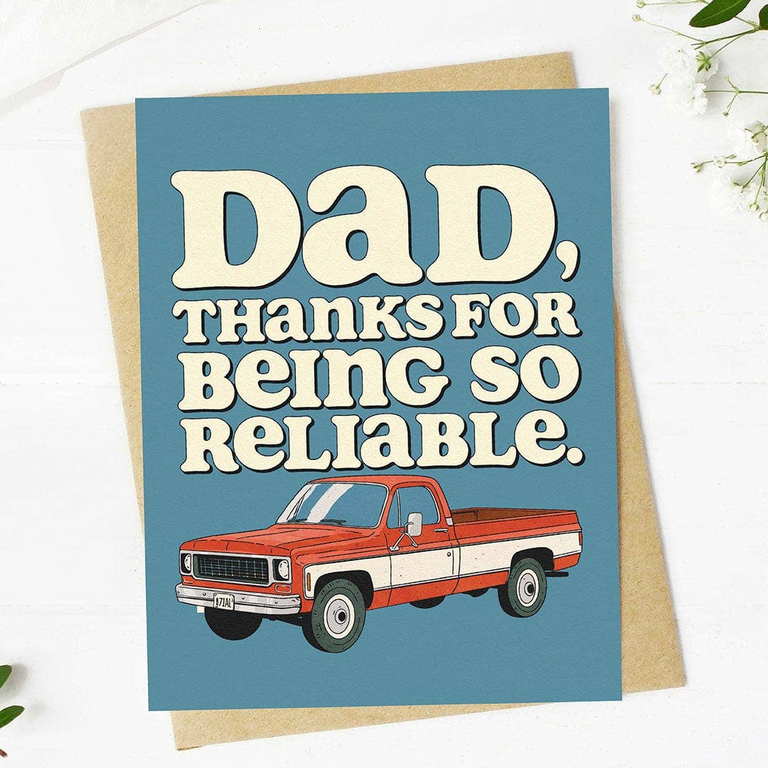 Truck Father's Day Card, Feathered Farmhouse