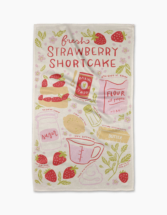 Fresh Shortcake Tea Towel, Feathered Farmhouse