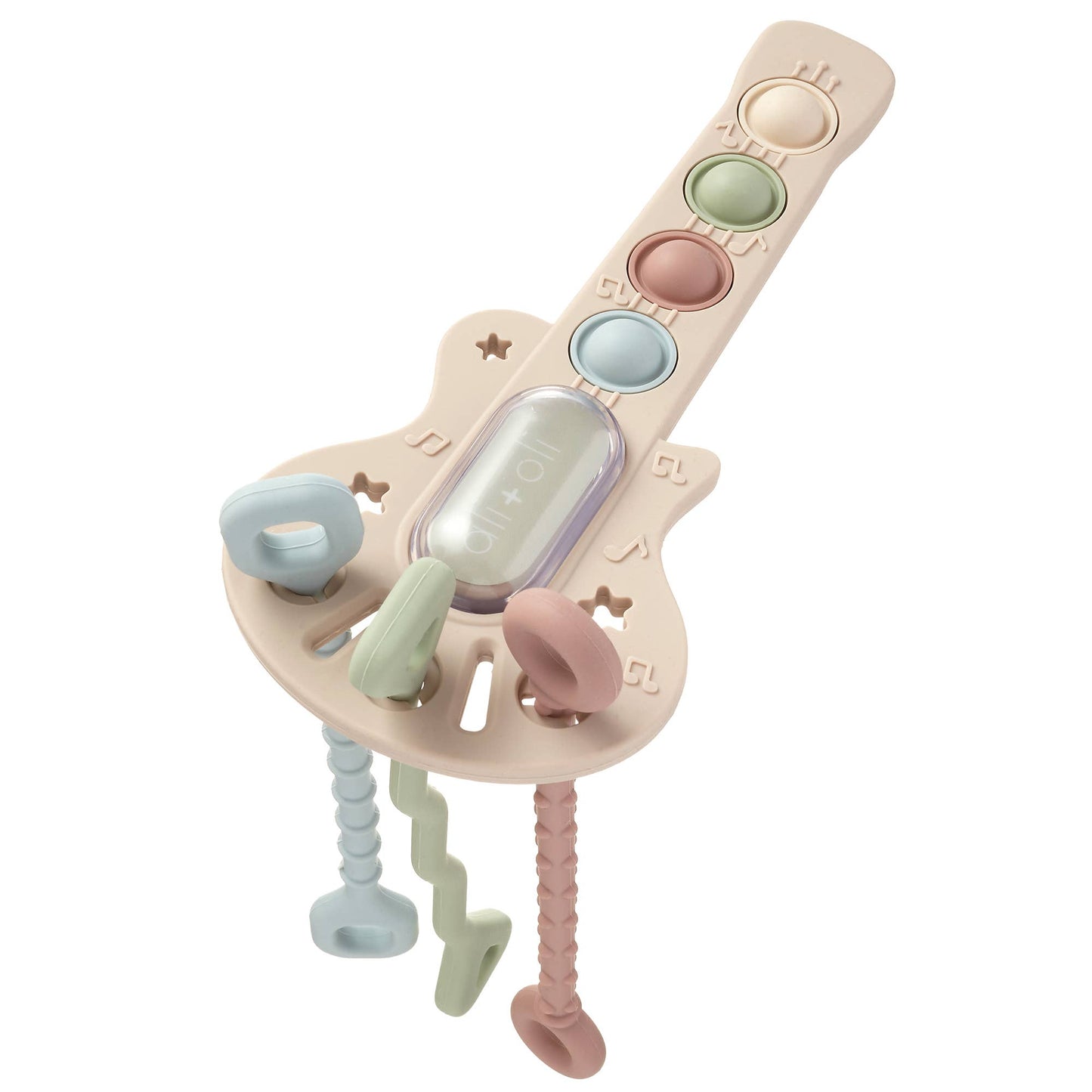 Guitar-Shaped Sensory Toy, Feathered Farmhouse