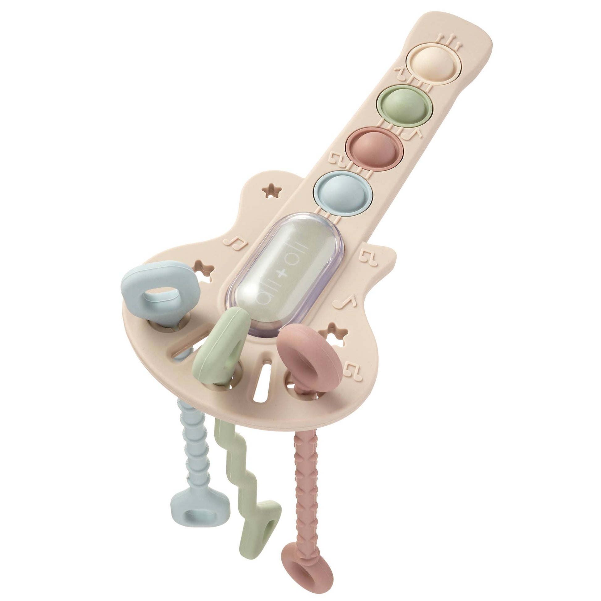 Guitar-Shaped Sensory Toy, Feathered Farmhouse
