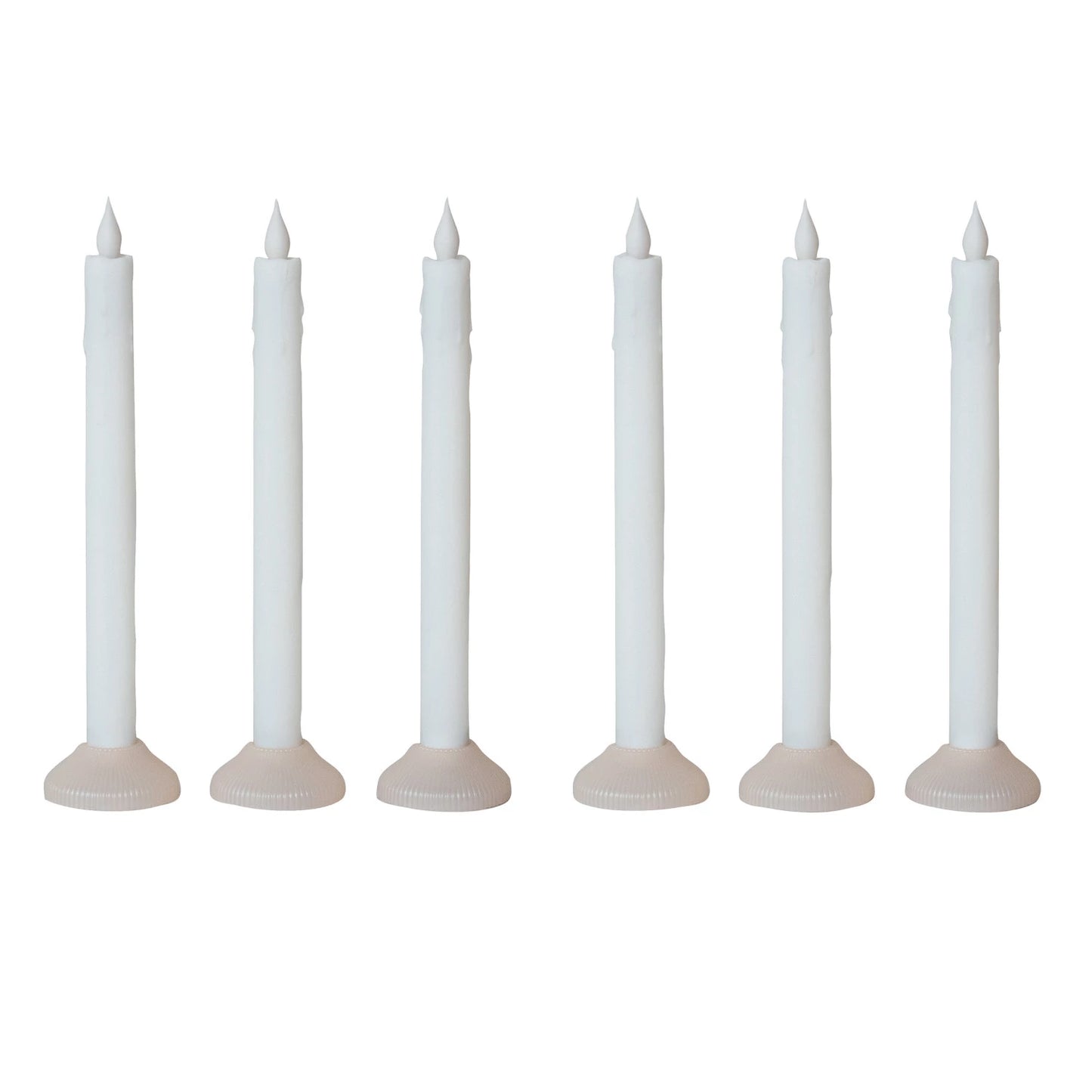 LED Taper Candles + Holder, The Feathered Farmhouse