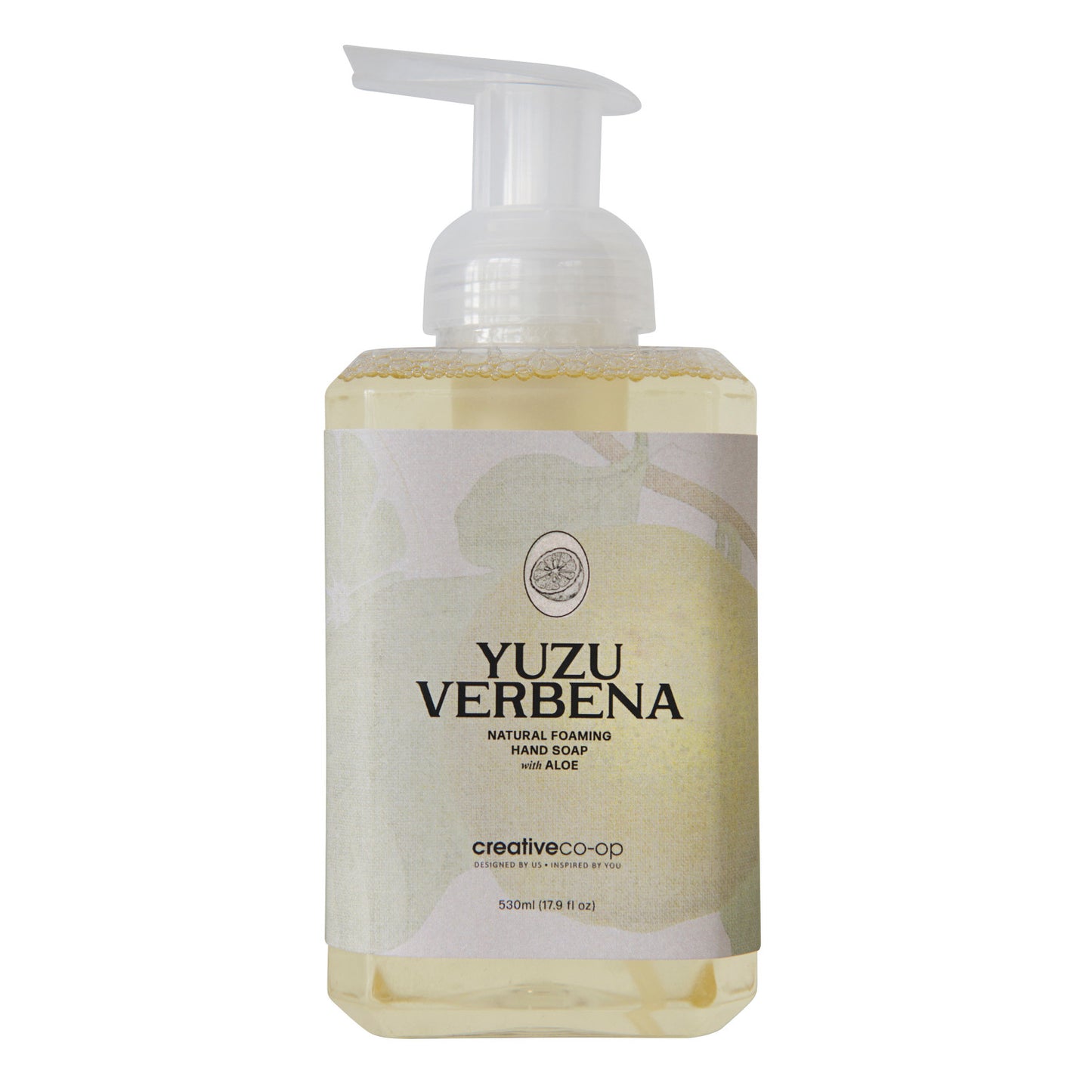 Yuzu Verbena Scented Natural Foaming Hand Soap with Aloe