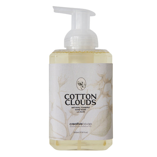 Cotton Clouds Scented Natural Foaming Hand Soap with Aloe, Feathered Farmhouse