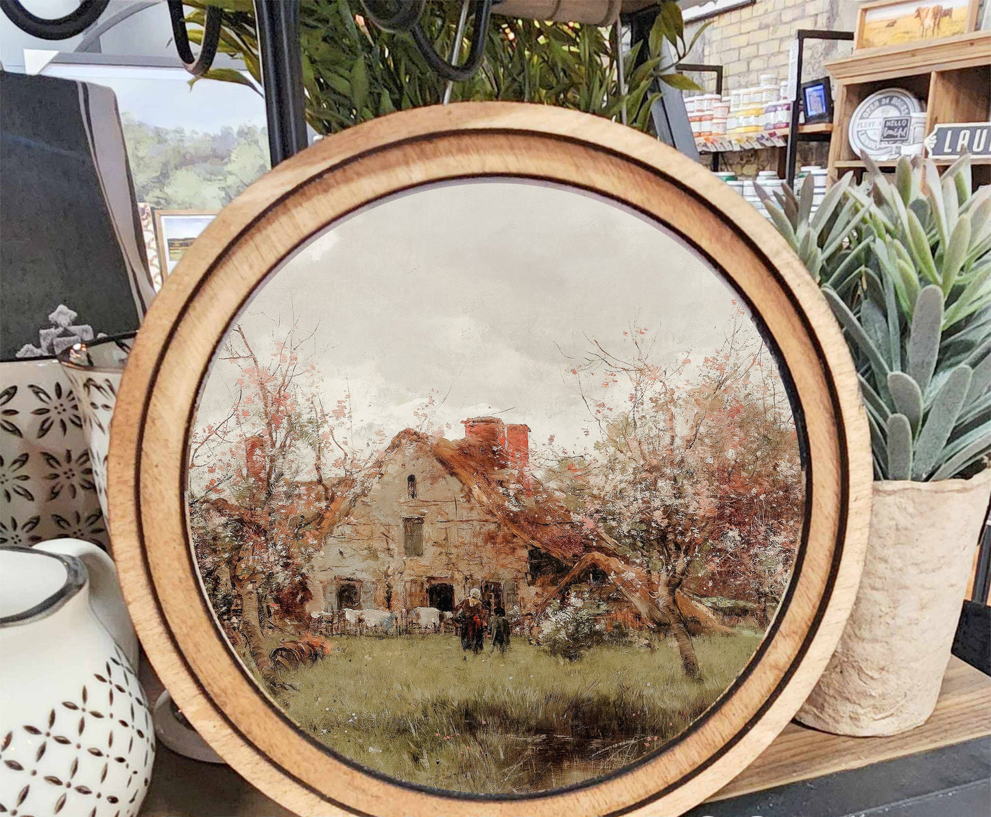 French Cottage Art, Feathered Farmhouse