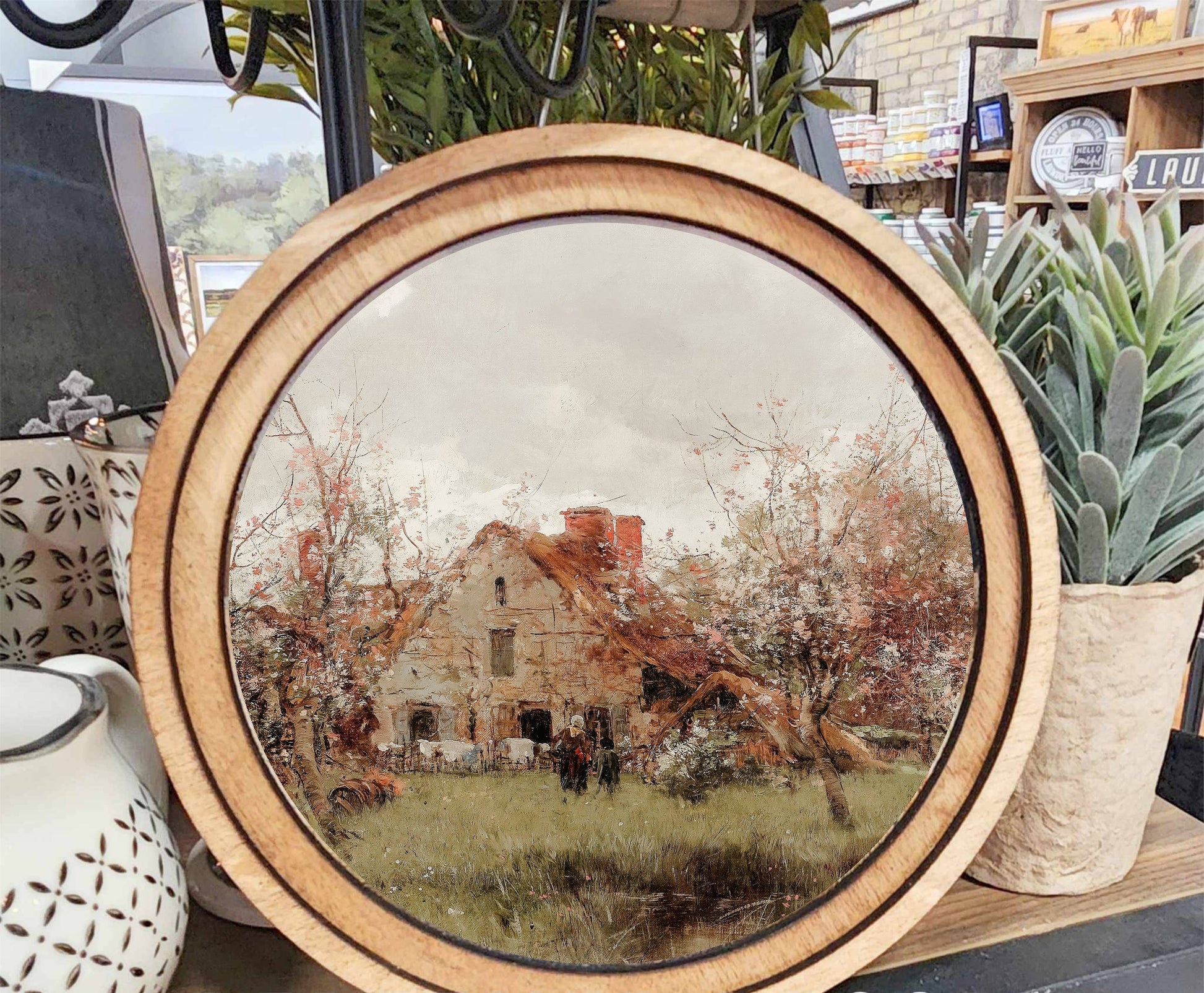 French Cottage Art, Feathered Farmhouse