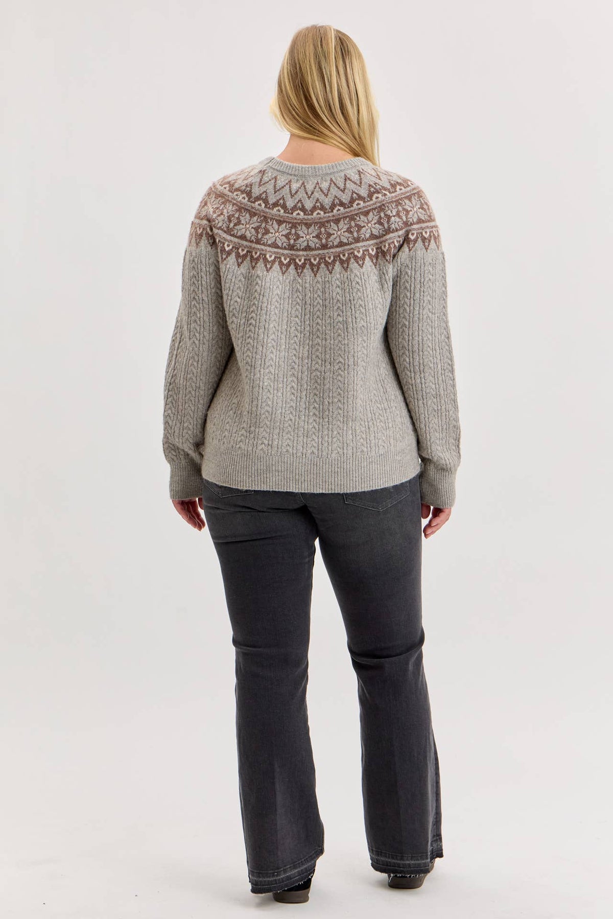 Grace Cable Knit Sweater, Feathered Farmhouse
