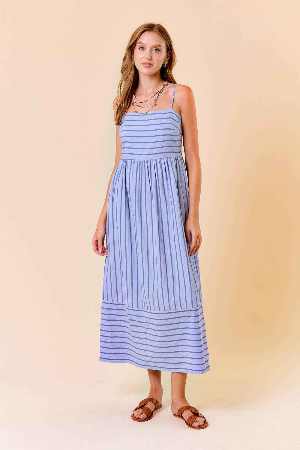 Light Blue Maxi Dress, Feathered Farmhouse