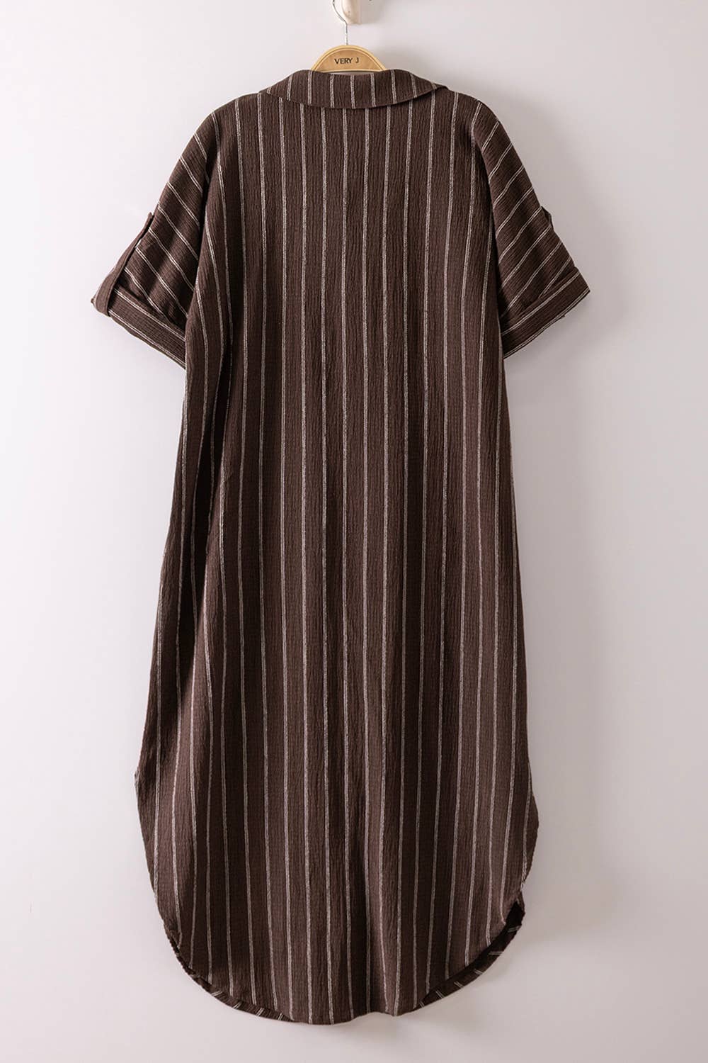Striped Linen Button Down Dress, Feathered Farmhouse