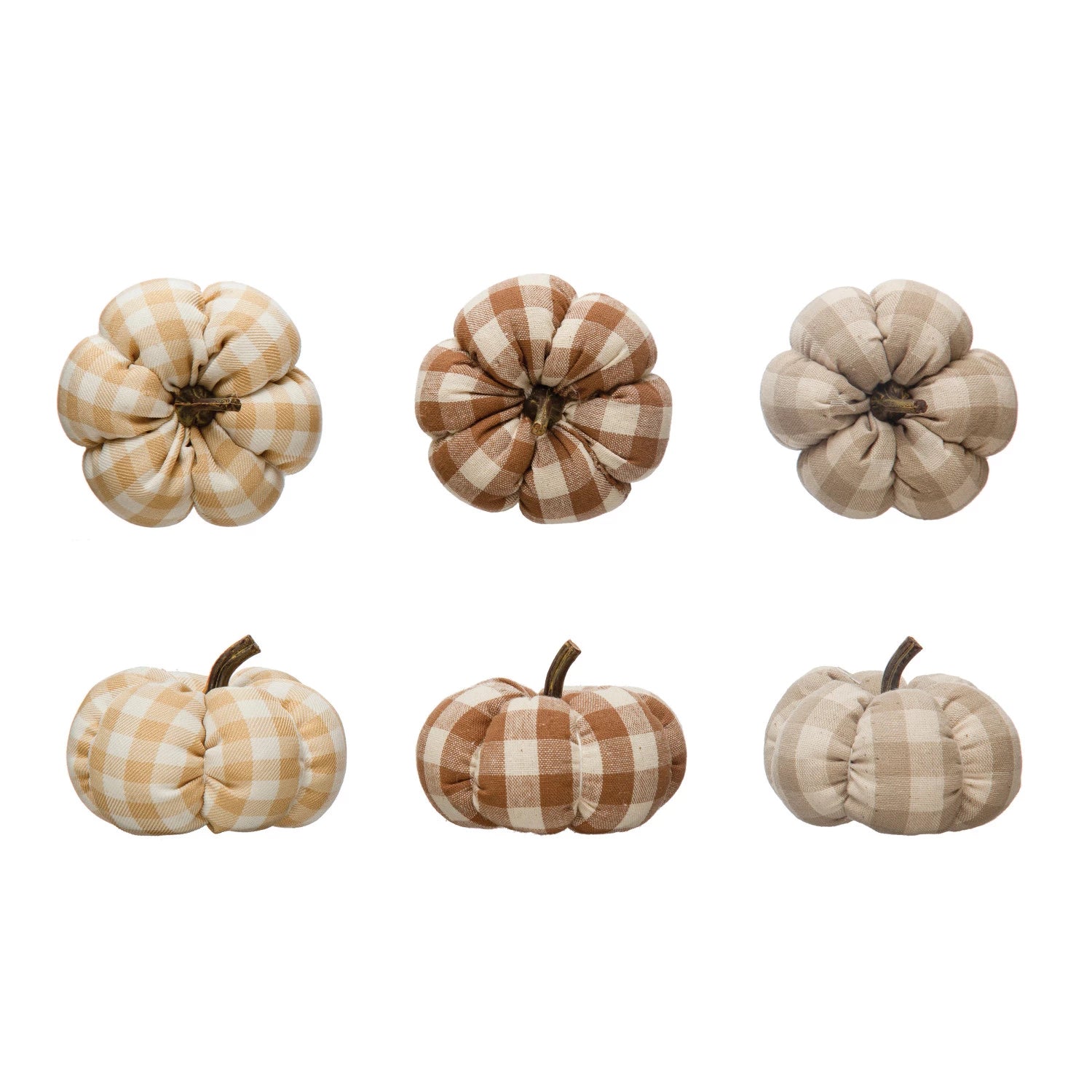 Check Pattern Pumpkins, The Feathered Farmhouse