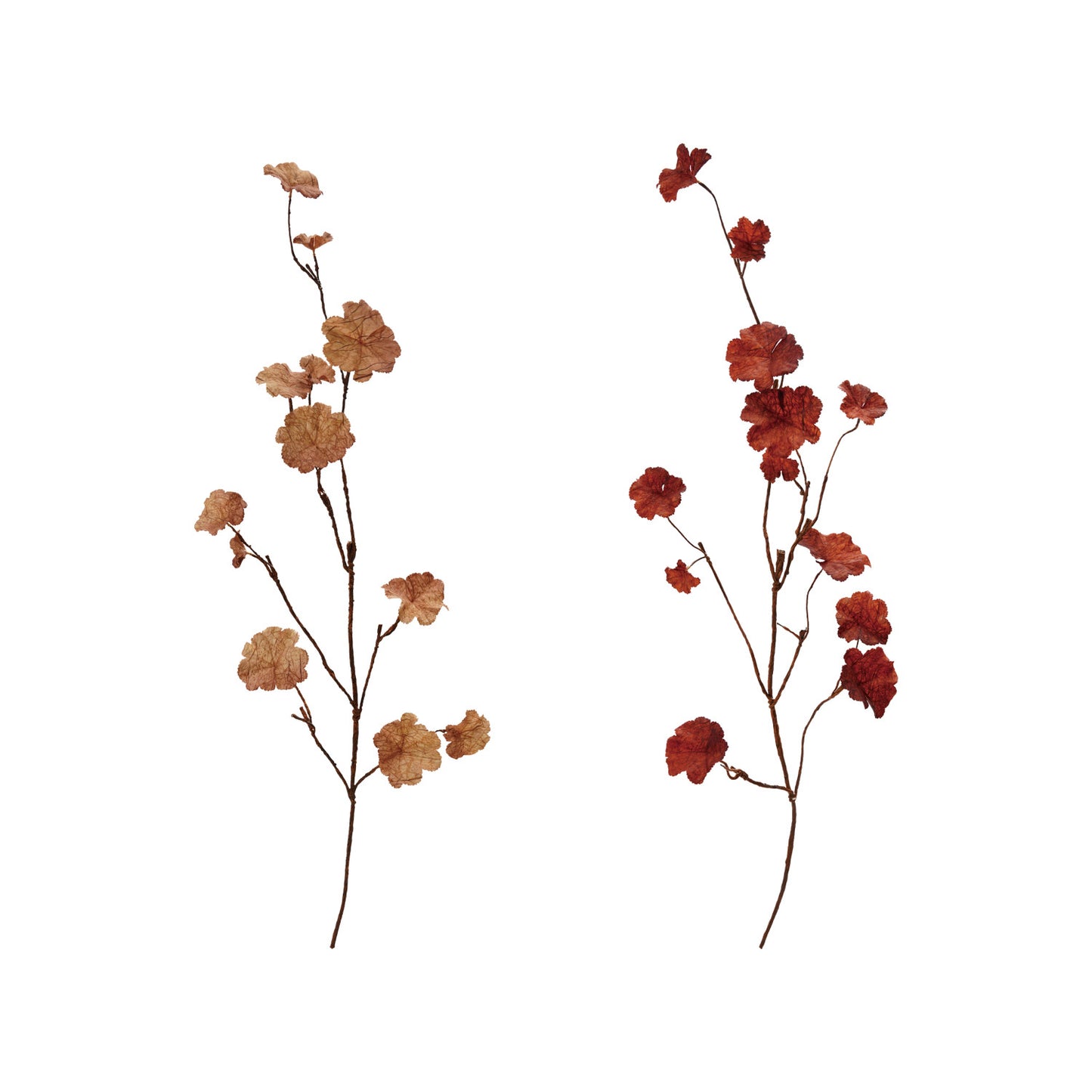 Faux Leaf Branch, Feathered Farmhouse