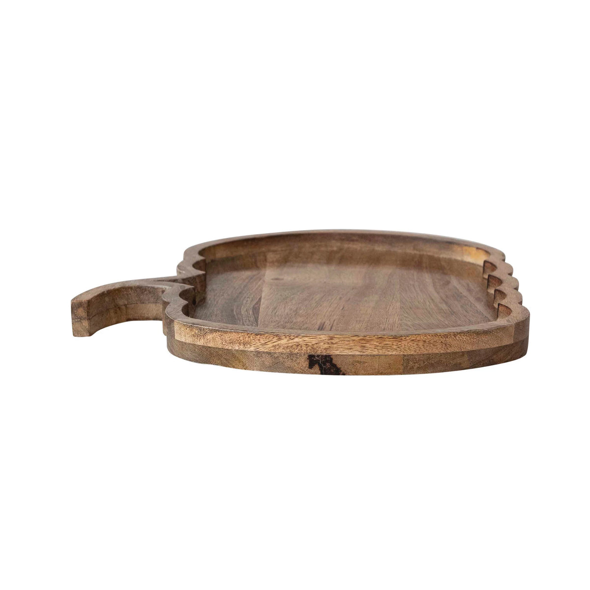 Mango Wood Pumpkin Cheese/Serving Board, Feathered Farmhouse