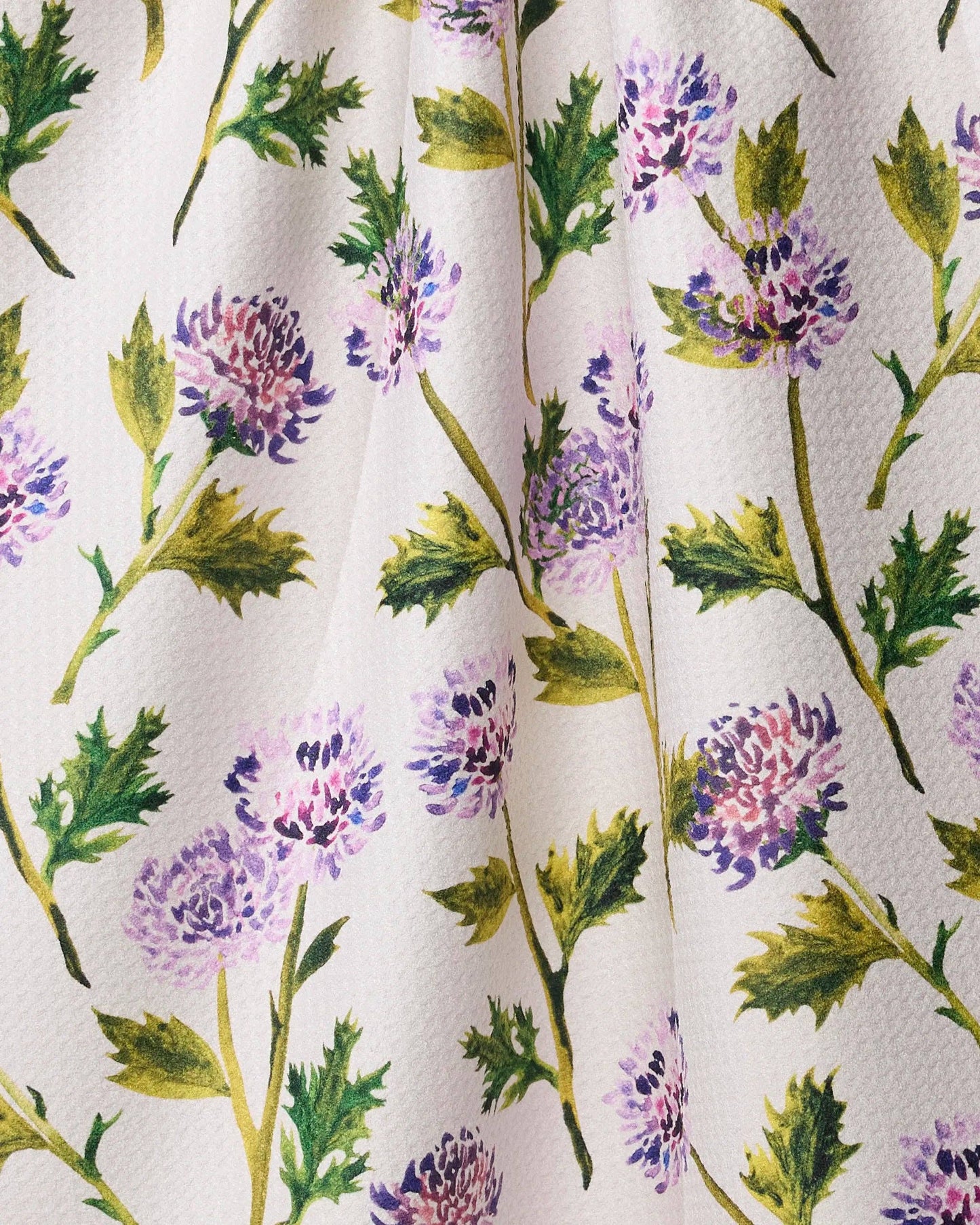 Blooming Thistle Tea Towel, Feathered Farmhouse