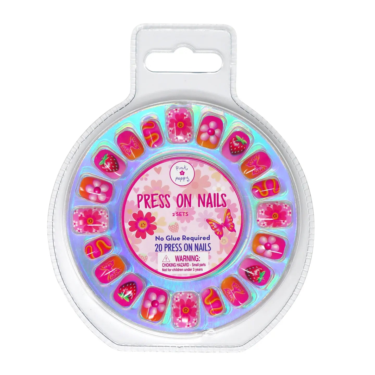 Vibrant Vacation Press On Nails, Feathered Farmhouse