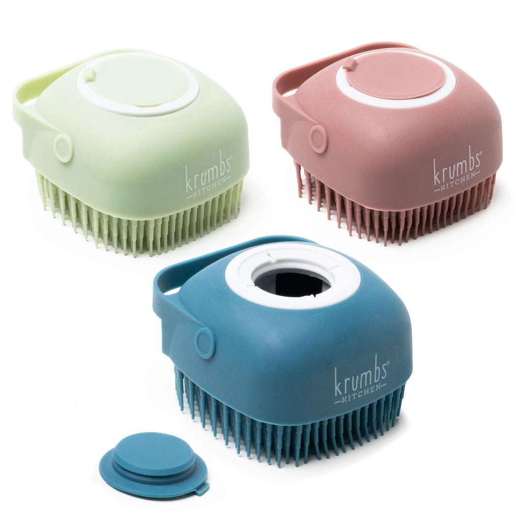 Krumbskitchen® Silicone Dish Scrubber, Feathered Farmhouse