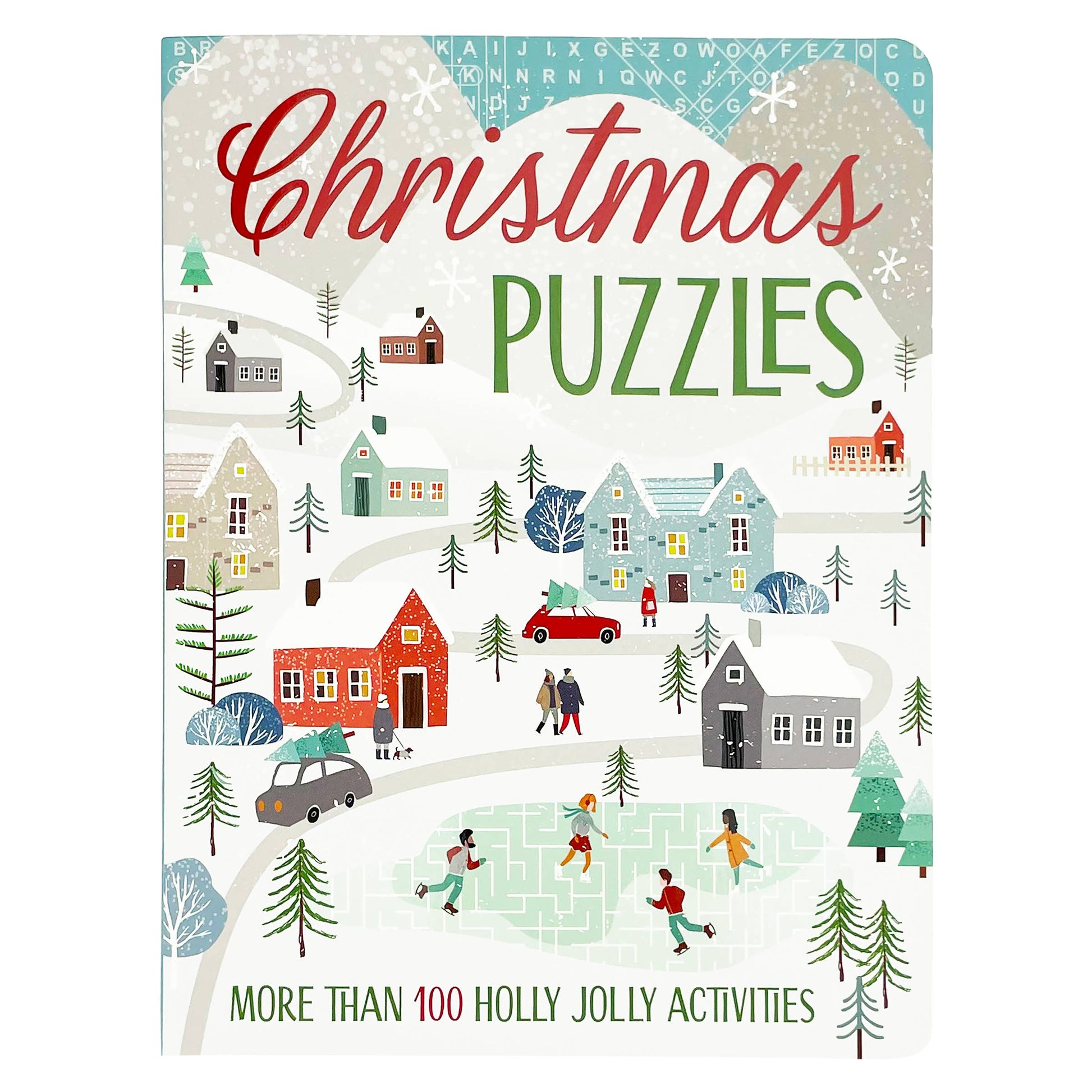 Christmas Mixed Puzzles Book, Feathered Farmhouse