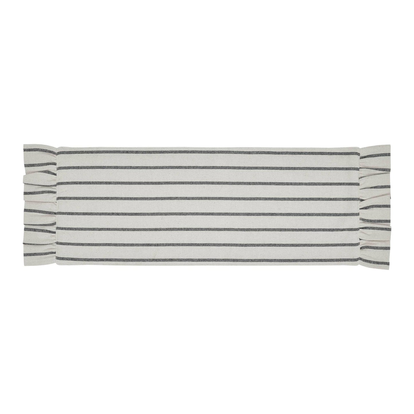 Kaila Ticking Stripe Ruffled Runner 8x24