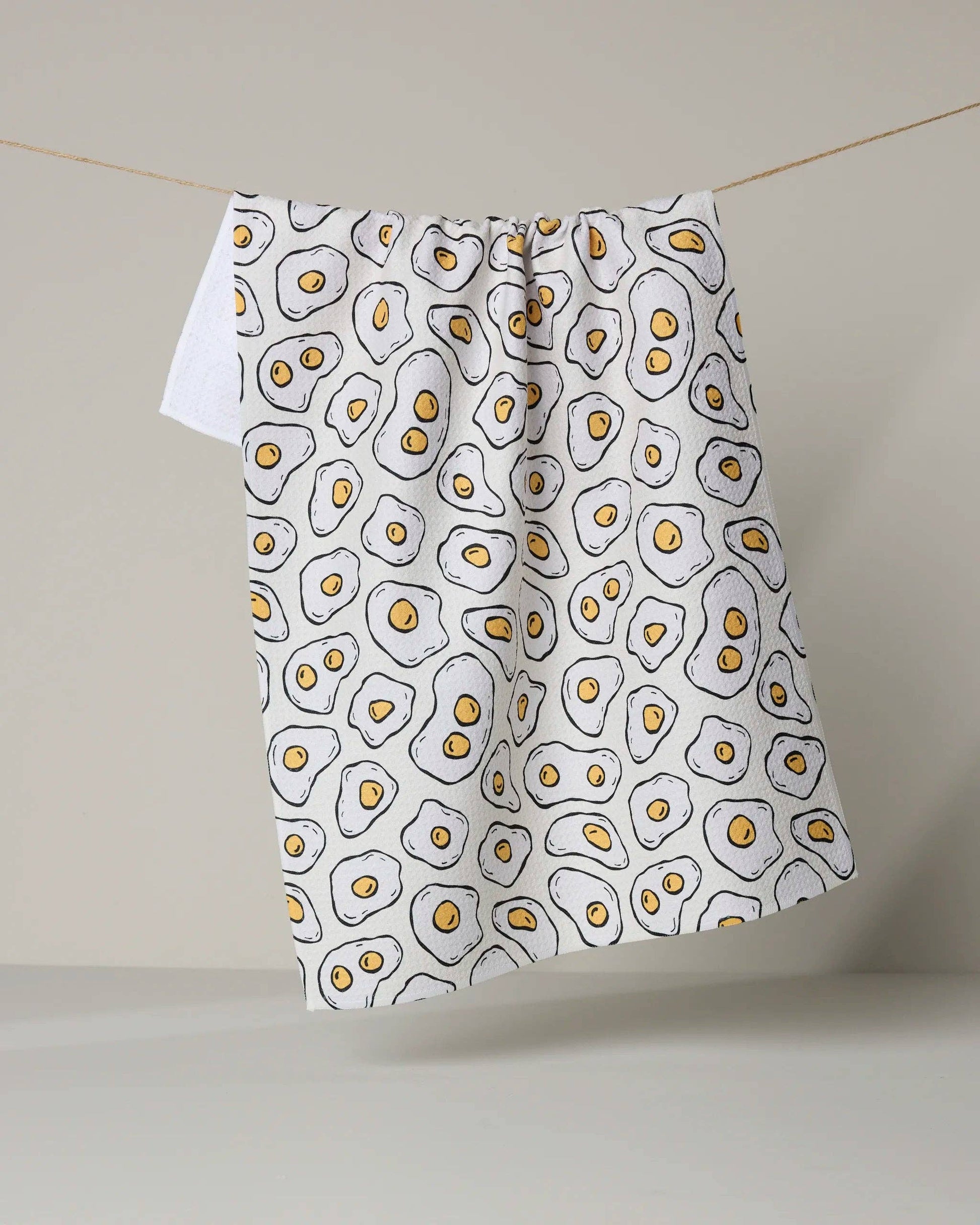 Sunny Side Eggs Tea Towel, Feathered Farmhouse