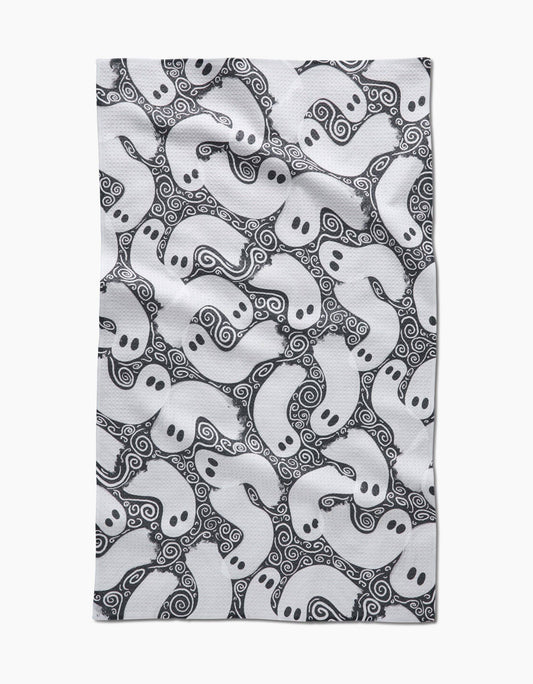 Swirling Ghosts Tea Towel, Feathered Farmhouse