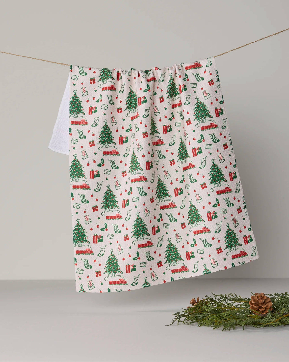 Holiday Jubilee Tea Towel, Feathered Farmhouse