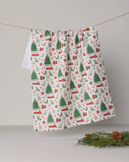 Holiday Jubilee Tea Towel, Feathered Farmhouse