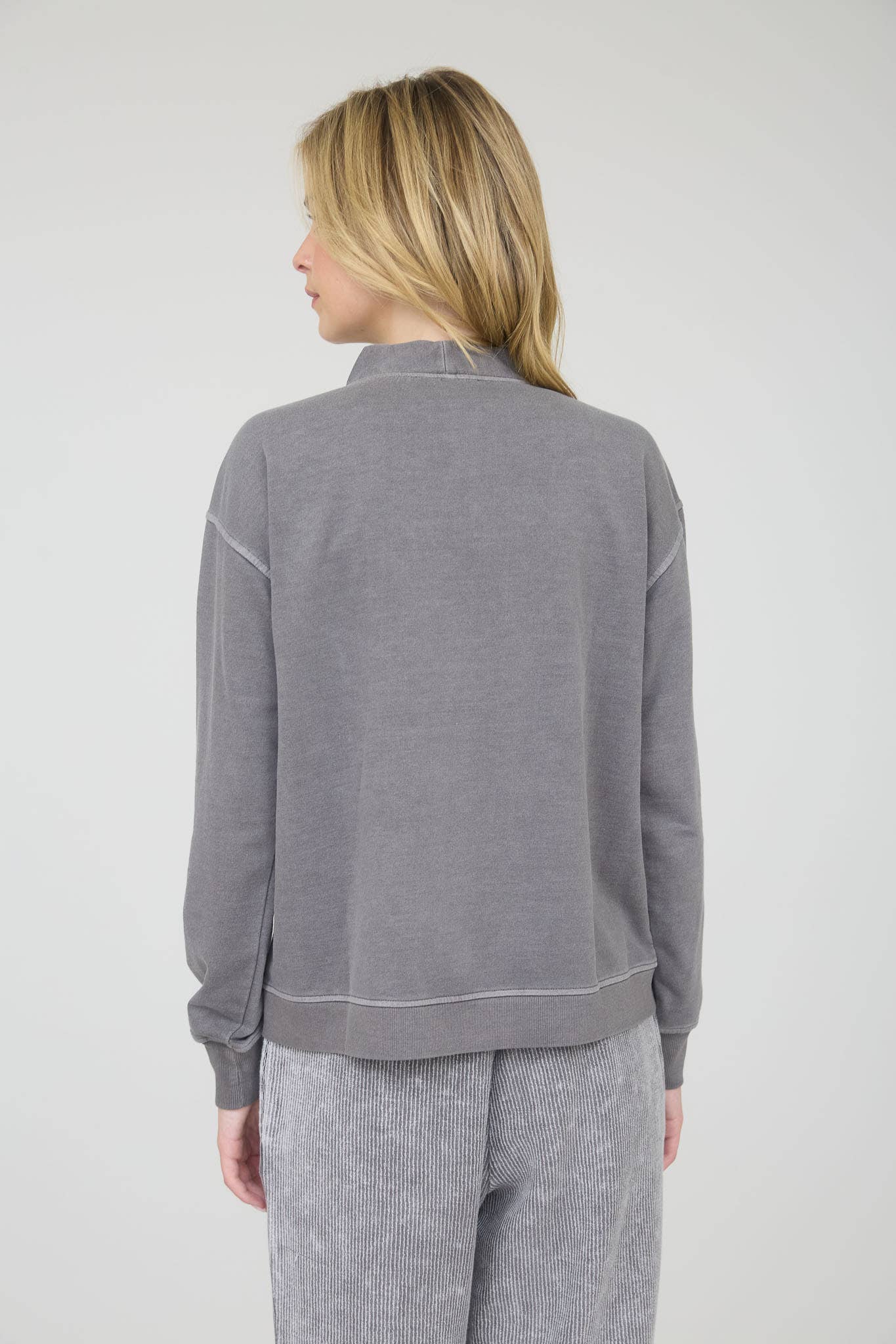 Charcoal Washed Cardigan, Feathered Farmhouse