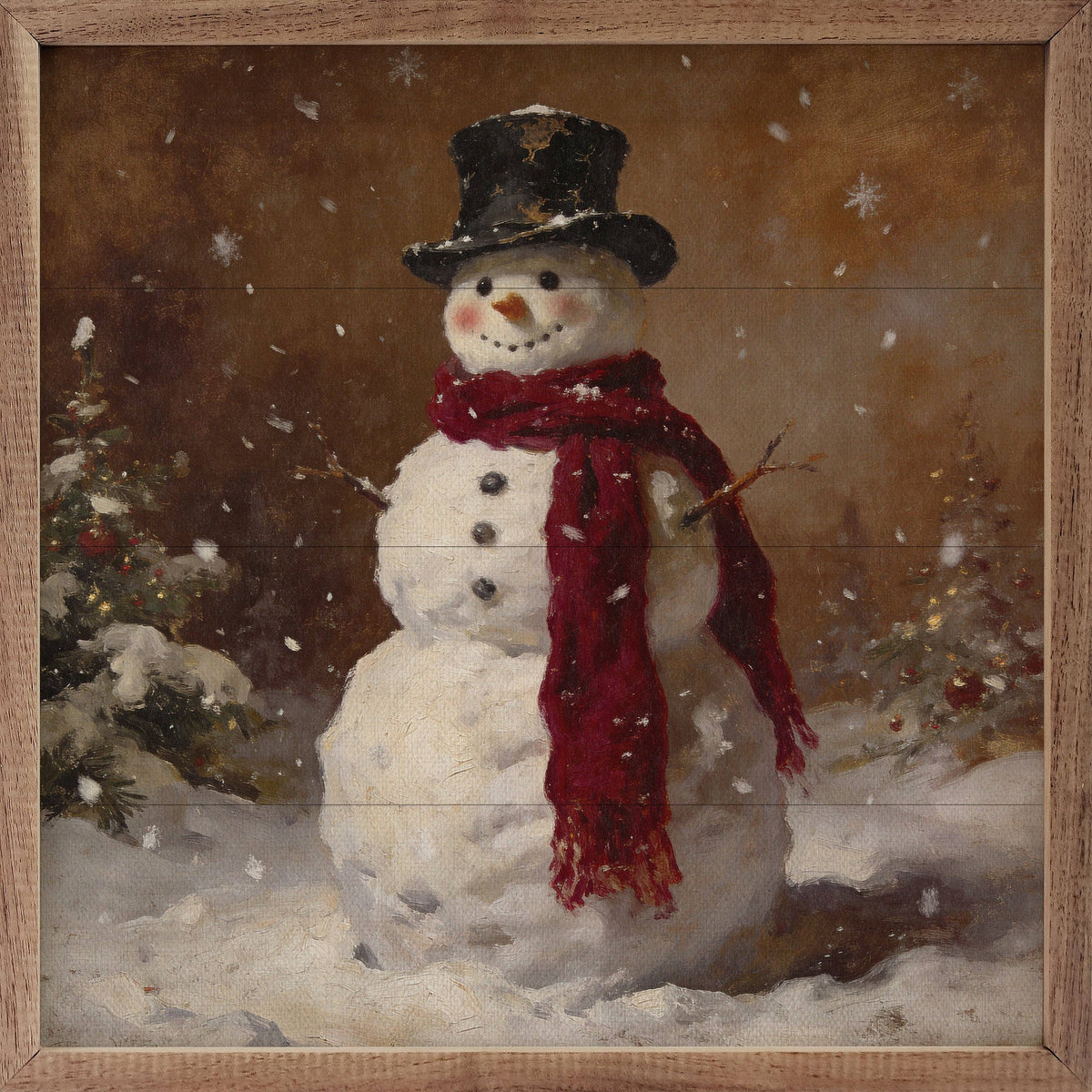 Woodland Snowman, Feathered Farmhouse