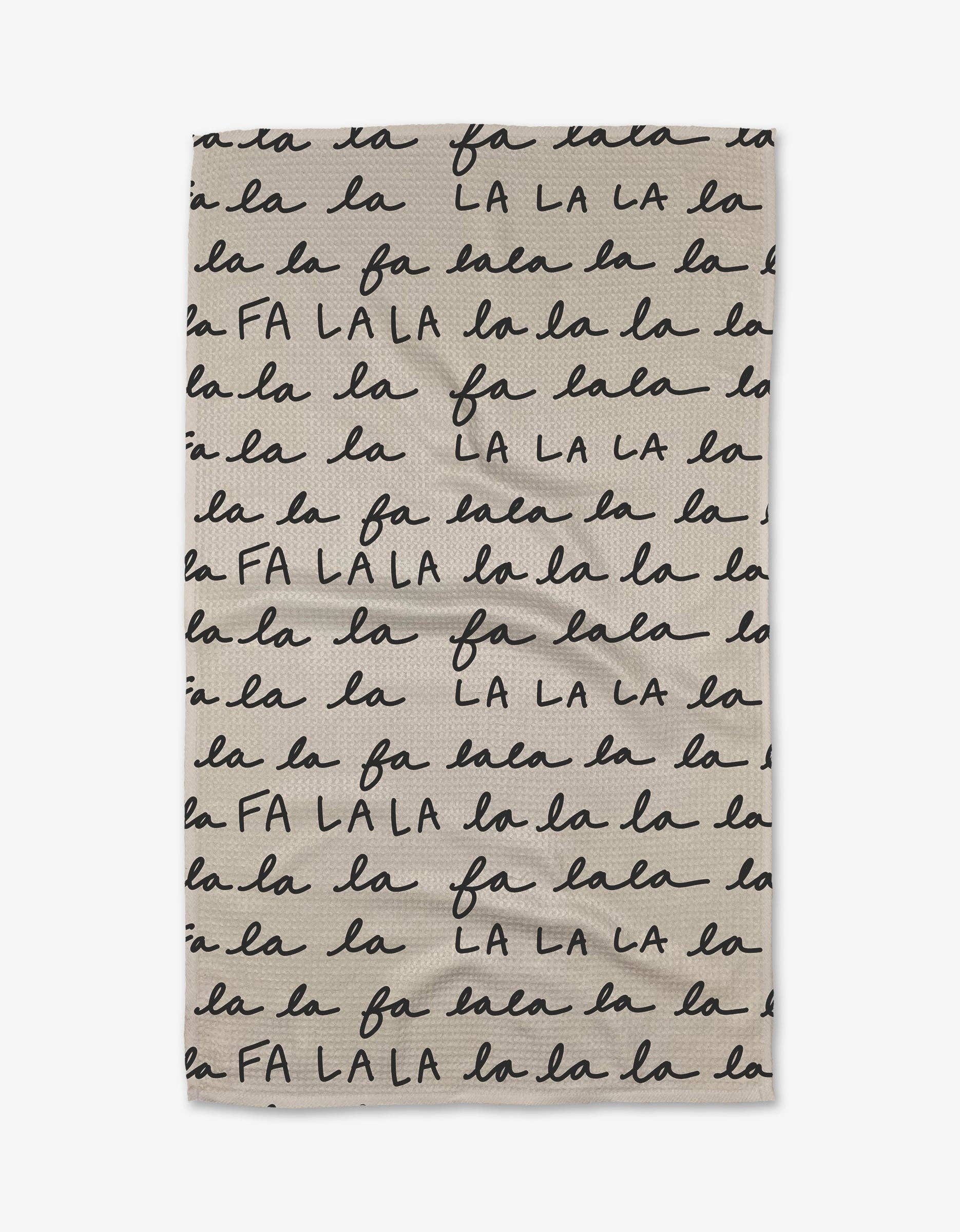 Fa La La Geometry Tea Towel, Feathered Farmhouse