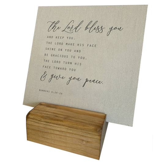 The Blessing Mini Canvas, Feathered Farmhouse