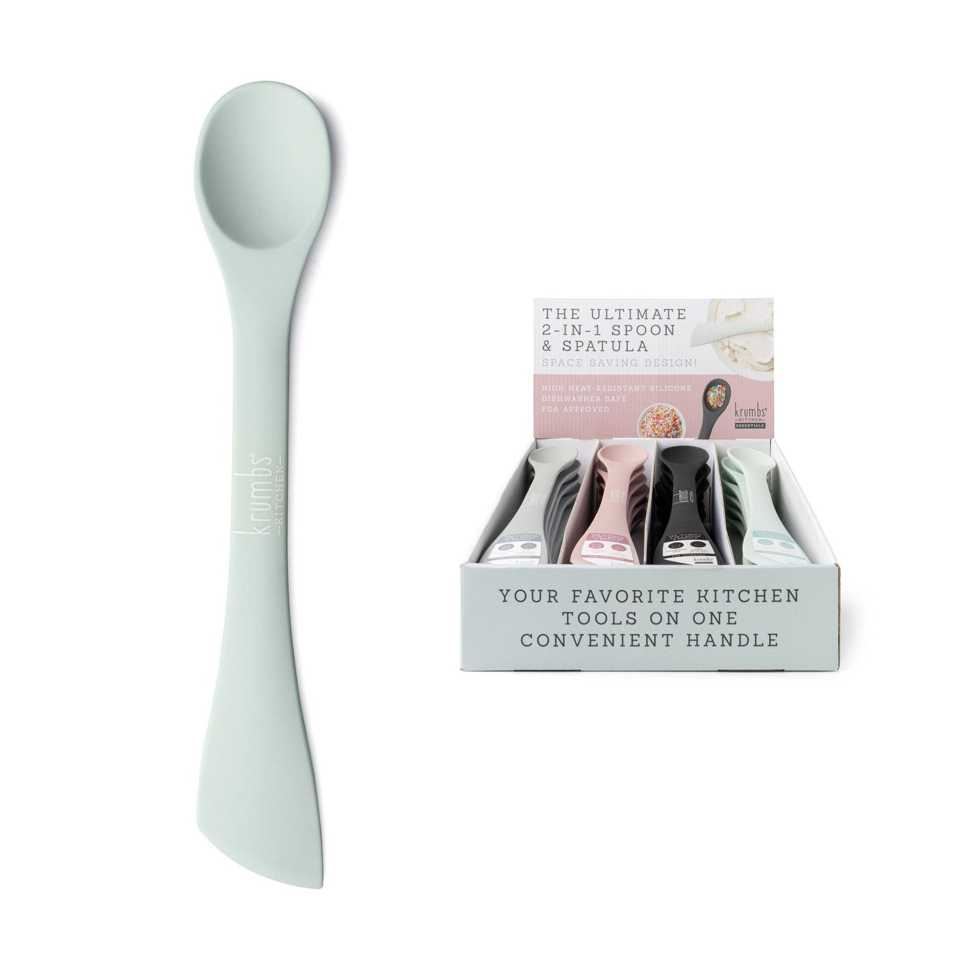 The Ultimate 2-in-1 Spoon & Spatula, Feathered Farmhouse