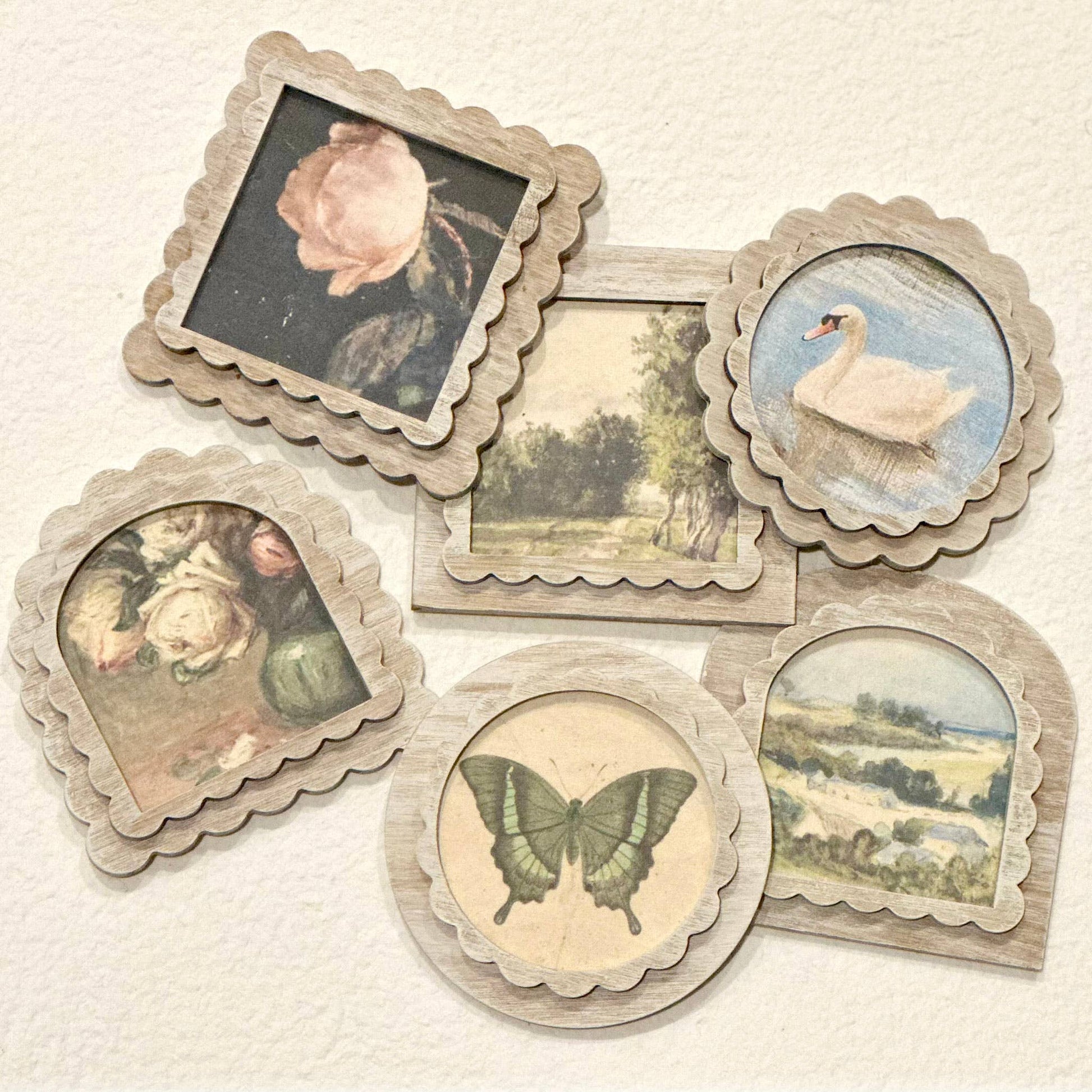 Moody Vintage Magnets, Feathered Farmhouse